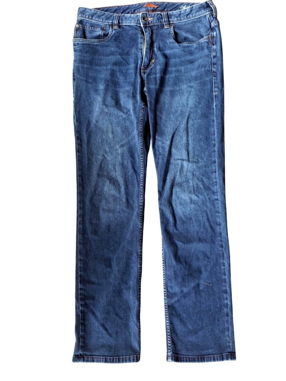 Tommy Bahama Sand Drifter Authentic Straight Fit Denim Jeans 32/32 Mens Blue Cot